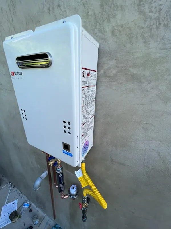 Tankless water heater installation for Kuhrs Lane homes